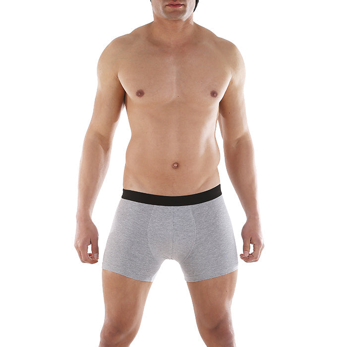 بوكسر رياضي سادة نصف قصير