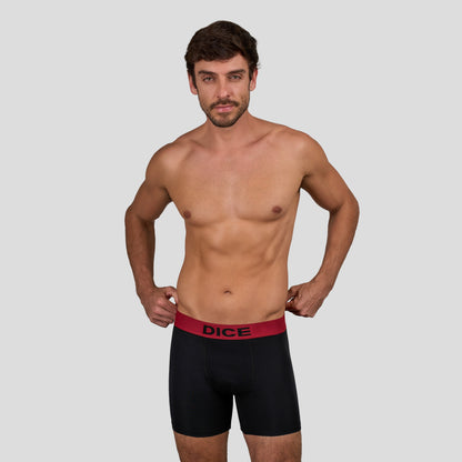 Plain Long Boxer With Wide Elastic Pack  Of 3