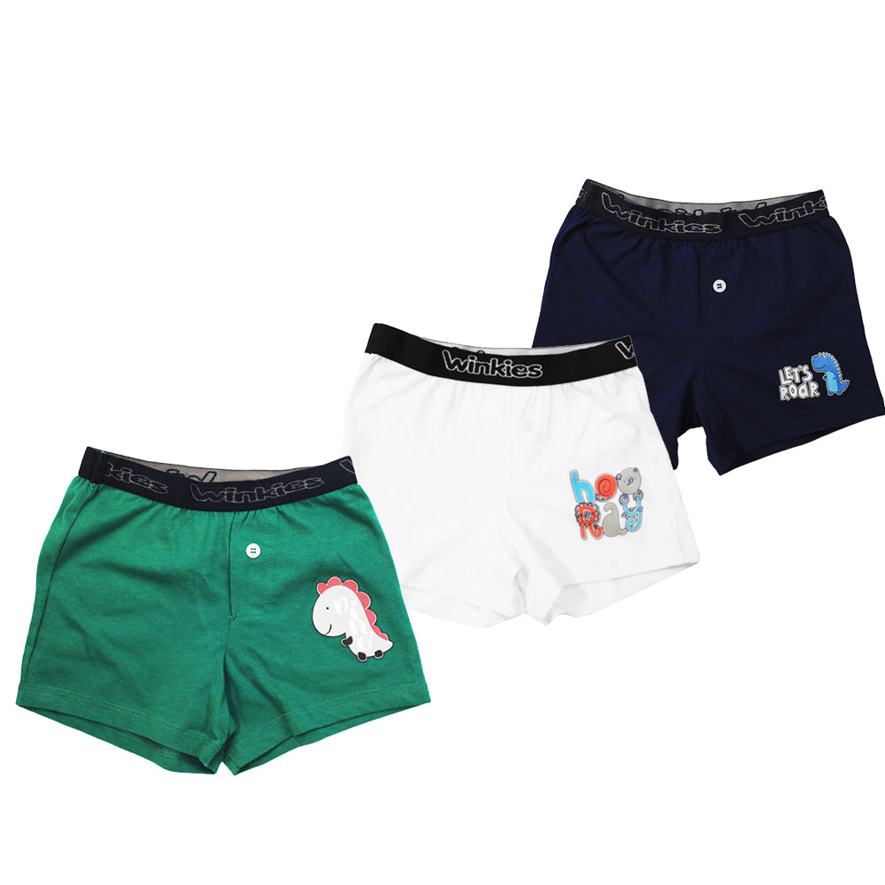 Printed Boxers pack of 3.