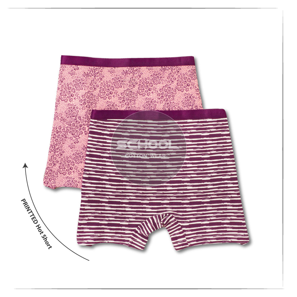 Printed Hot Short- Pack of 2