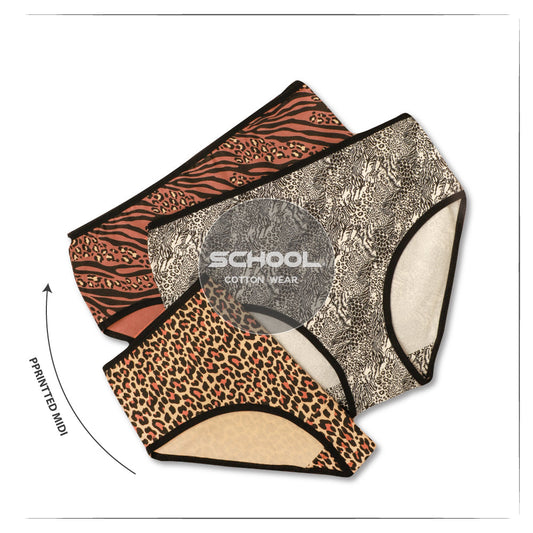 Printed Midi - Pack of 3